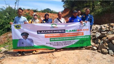 Desa Wargajaya Cigudeg Lanjutkan Bangun Jalan Tembus