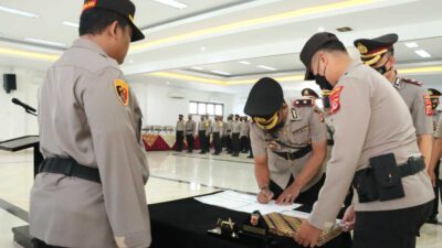 10 Perwira Polri Jajaran Polres Bogor Alami Pergeseran Jabatan