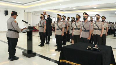 10 Perwira Polri Jajaran Polres Bogor Alami Pergeseran Jabatan