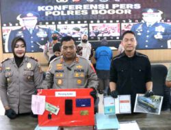 Polres Bogor Tangkap Pelaku Penipuan dan Penggelapan Berkedok Pinjol