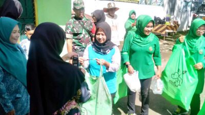Ketika para Istri Tentara Belajar Persampahan di BSU Kenanga Babakan