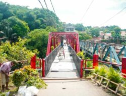 Jembatan Ledeng Sindangrasa Gunung Batu Sudah Bisa Dilintasi