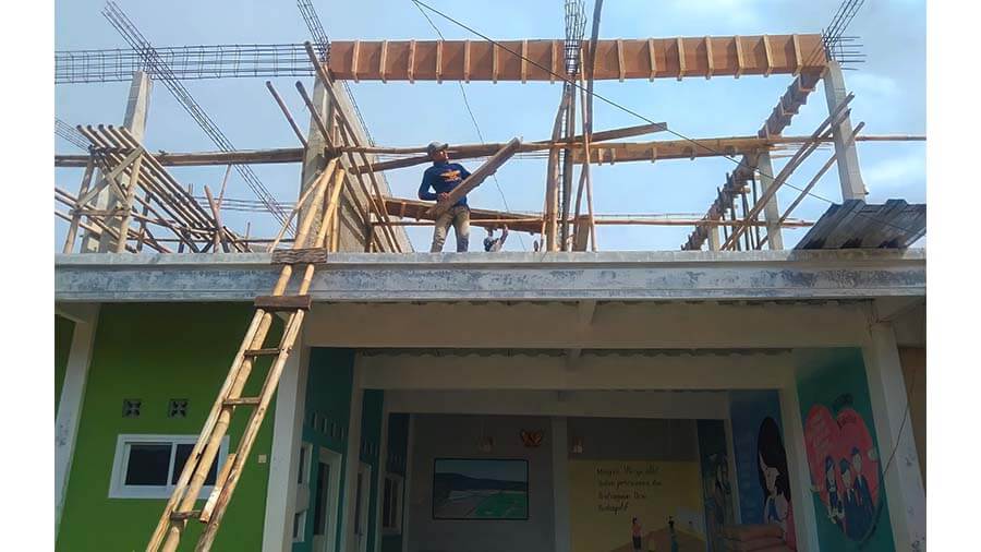 Dapat Banprov 52 Juta, Desa Pangkal Jaya Sulap Kantor Jadi Dua Lantai pangkal