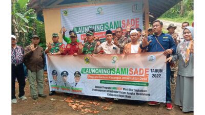 Samisade Pasir Angin Betonisasi Jalan Menghubungkan Dua Kampung