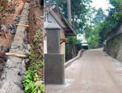 Samisade di Desa Bangunjaya Cigudeg Betonisasi Jalan dan Bangun TPT
