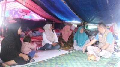 Desa Pasirgaok Kirim 125 Paket Bantuan Peduli Cianjur Posko Pengungsian