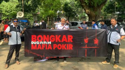 5 Asosiasi Jasa Kontruksi Geruduk Gedung DPRD Kota Bogor ASOSIASI
