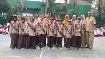 8 Siswa SDN Rancabungur 3 Terima Medali Pramuka Siaga Garuda