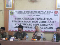 Panitia Pilkades Pasirgaok Gelar Verifikasi Balon