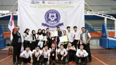 SMK Citra Pariwisata Bogor Raih Juara Bed Making se Jabodetabek citra