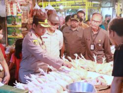 Polres Bogor dan Disdagin Kabupaten Bogor Gelar Patroli Pasar