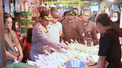 Polres Bogor dan Disdagin Kabupaten Bogor Gelar Patroli Pasar