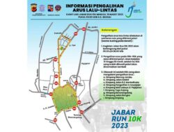 Ada Pengalihan Arus Lalu Lintas Situasional, Jabar Run 10K 2023 Siap Digelar