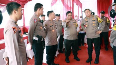 Tim Asistenti Polda Jabar Tinjau Pos Pam Ketupat Lodaya 2023 di Bogor