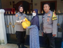 polres bogor berikan bansos sembako