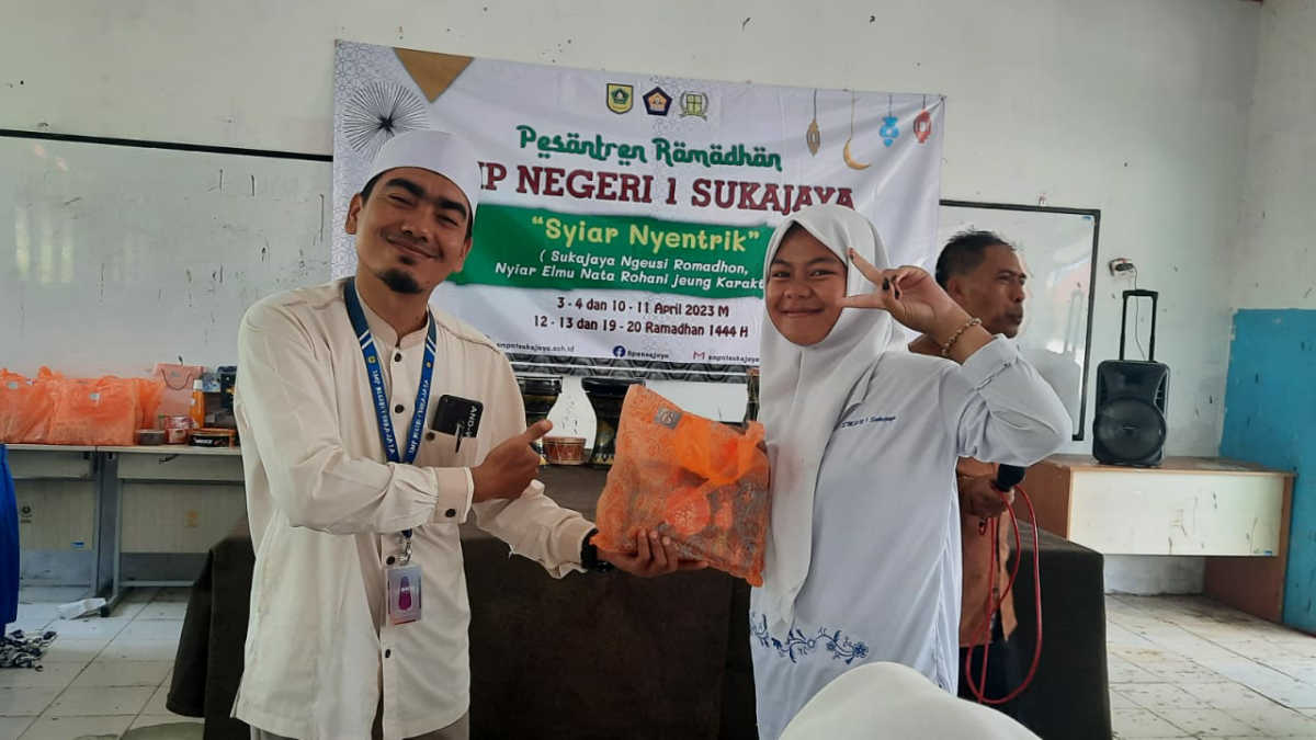 Ada Doorprize di Gelaran Sanlat SMP Negeri 1 Sukajaya