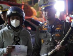 Sat Lantas Polres Bogor Razia Sepeda Motor Berknalpot Brong