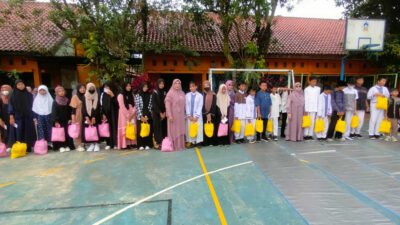 Hari Terakhir Sanlat, SMPN 1 Rancabungur Gelar Baksos