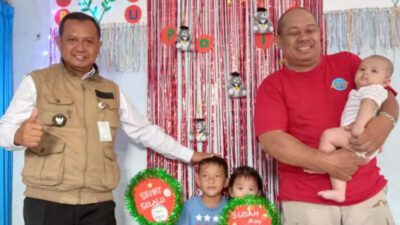 Kejar Target Capaian Imunisasi Lurah Lawang Gintung Wawar di Masjid