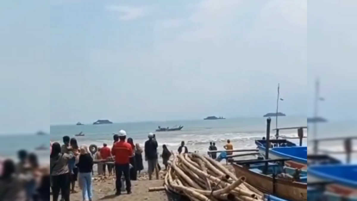 2 Pelajar Tenggelam di Pantai Batu Bentang Pelabuan Ratu Pantai Batu Bentang