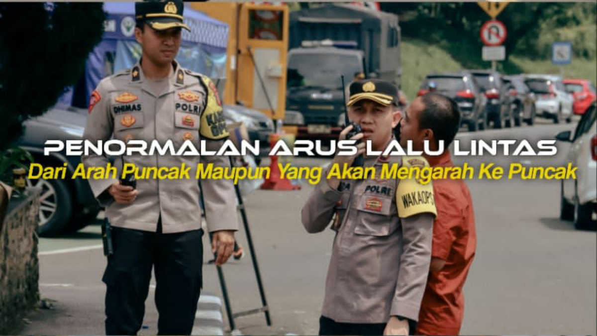 Polres Bogor Berlakukan Sistem Normal di Kawasan Puncak