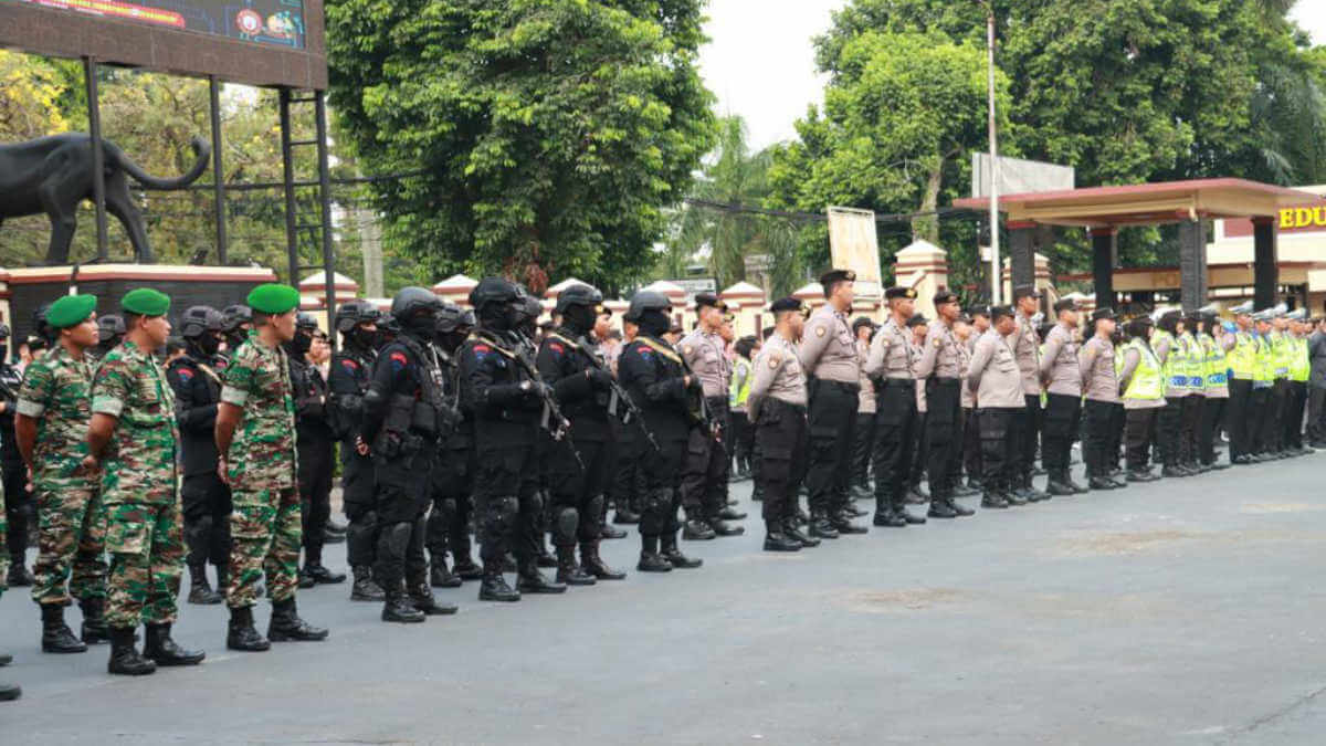 pengamanan malam takbiran