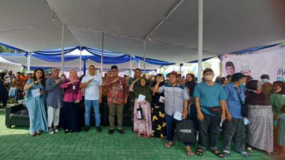 pt jasa raharja bagikan sembako di cibitung, bekasi