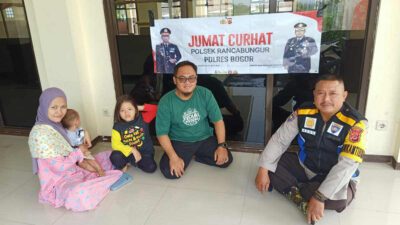 Jumat Curhat Polsek Rancabungur, Warga Sumringah Bisa Mudik