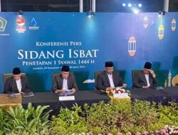 Pemerintah Tetapkan Idulfitri 1444 H pada Sabtu 22 April Pemerintah Tetapkan Idulfitri 1444 H pada Sabtu 22 April 2023