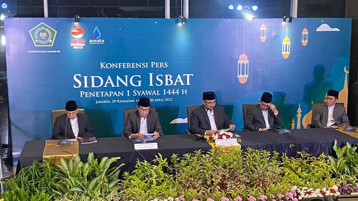 Pemerintah Tetapkan Idulfitri 1444 H pada Sabtu 22 April 2023