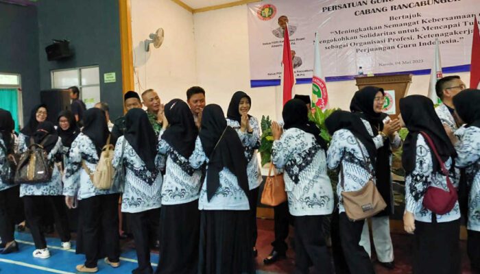 Halalbihalal PGRI Kecamatan Rancabungur bihalal