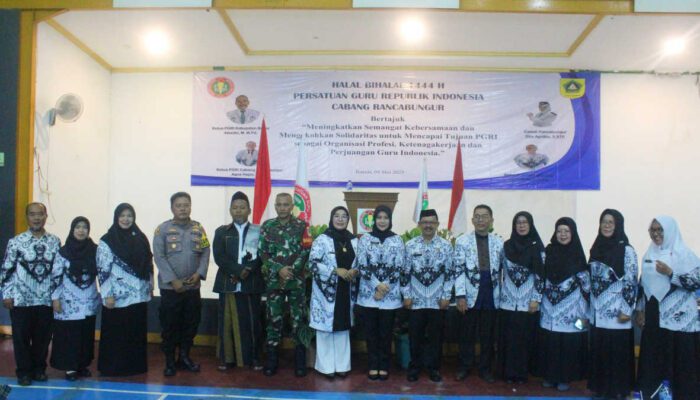 Halalbihalal PGRI Kecamatan Rancabungur bihalal.