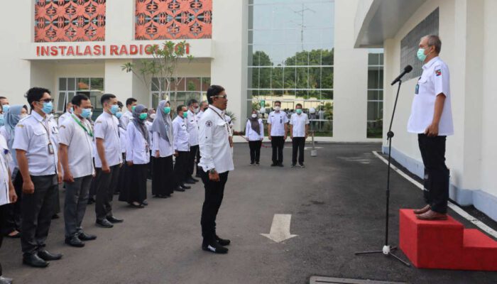 Upacara penerapan Zona Integritas di RSUD Kota Bogor