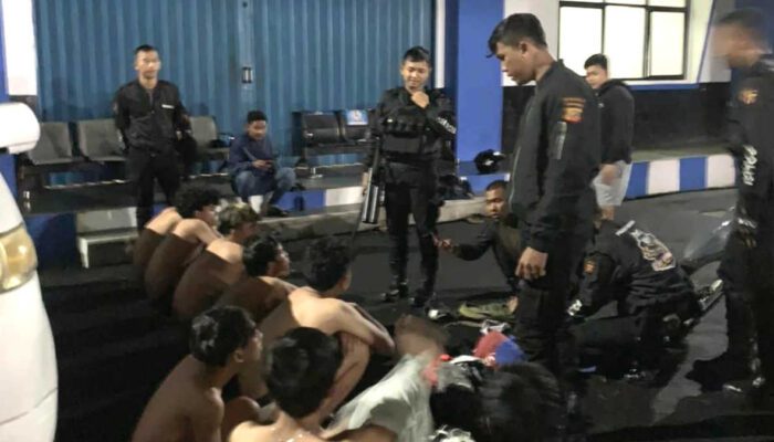 Diduga Gangster, Polisi Amankan 8 Orang di Bogor