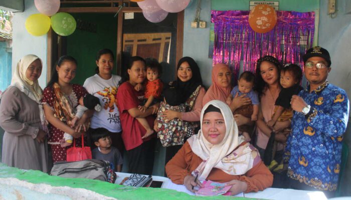 Posyandu Jelita Buat Dekorasi Unik Demi Capai Target Sub PIN