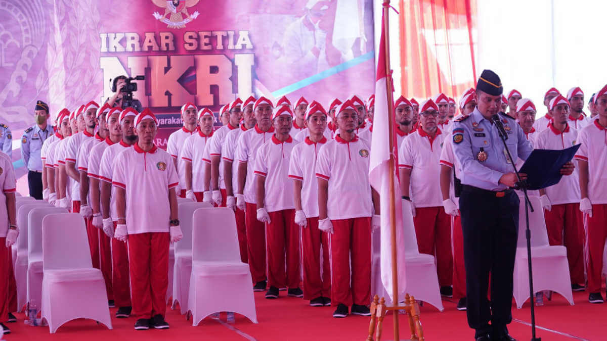 76 Napiter Ikrar Setia Kepada NKRI Pada Peringatan Hari Lahir Pancasila