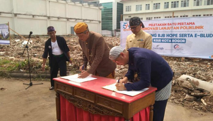 RSUD Kota Bogor Bangun Poliklinik Serta Launching BJB Hope dan e-Blud rsud kota