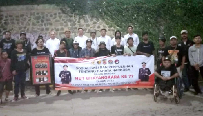 Anak Jalanan ikut sosialisasi bahaya narkoba