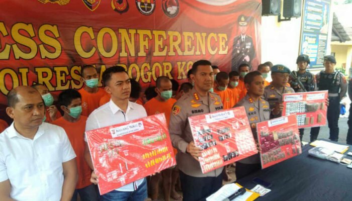Dalam 2 Bulan Polresta Bogor Kota Tangkap 33 Tersangka Kasus Narkoba