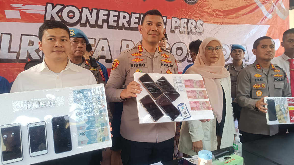Konferensi Pers Kasus TPPO di Kota Bogor