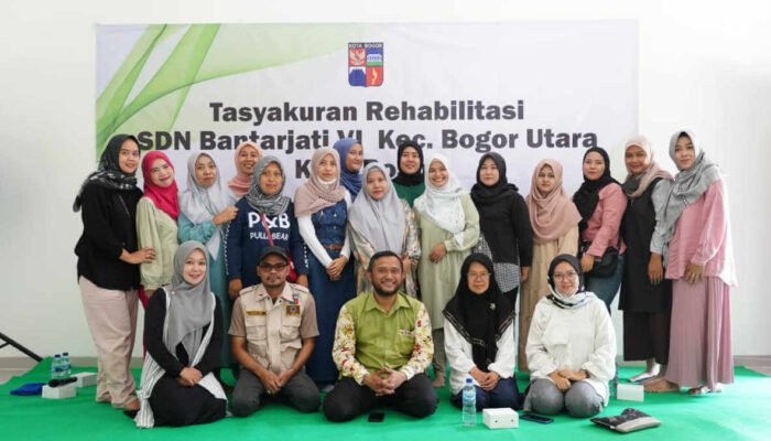 Rehabilitasi SDN Bantarjati 6 Kota Bogor Tuntas