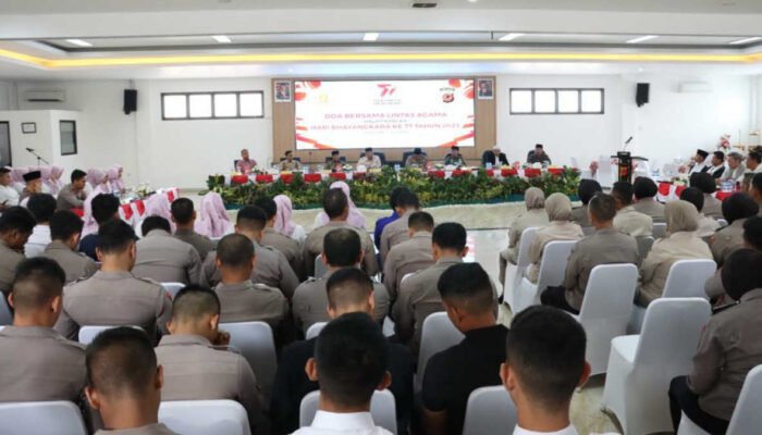 Sambut Hari Bhayangkara ke 77, Polres Bogor Gelar Doa Bersama Lintas Agama