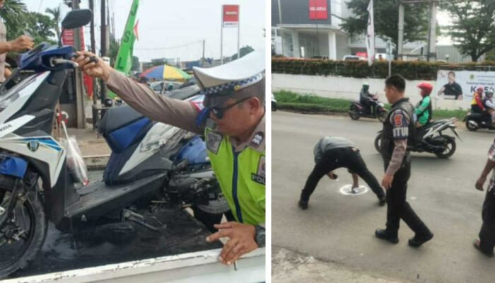 Pengendara Motor Tewas Usai Tabrakan dengan Truk di Jalan Narogong