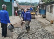 Jalan Rusak Kampung Rengganis Desa Cintamanik Hanya Ditambal Sulam