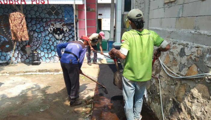 Nanggewer di Hotmix, Pengguna Jalan Merasa Nyaman