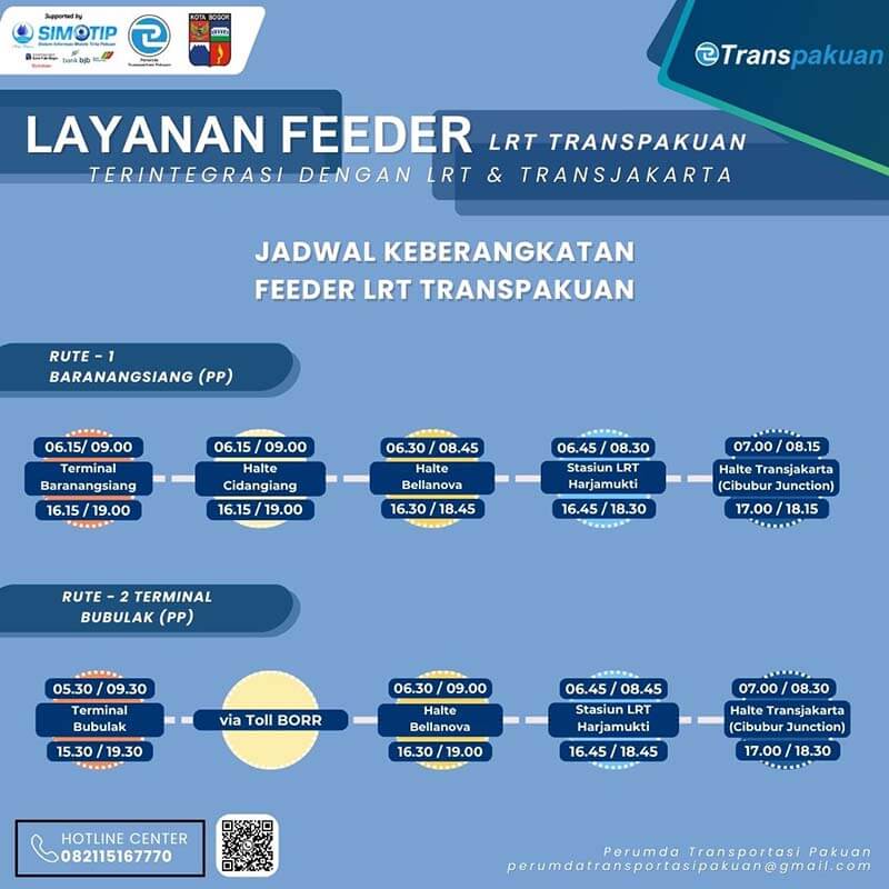 layanan feeder lrt transpakuan