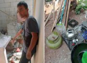 Tabung Gas Elpiji Meledak, Rumah Kontrakan di Kp Padurenan Cibinong Rusak Parah