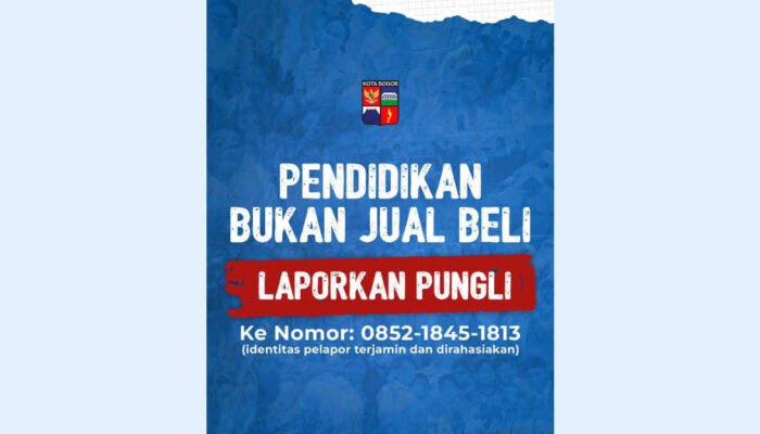 Camat dan Lurah di Bogor Kompak Pasang Stiker "Pendidikan Bukan Jual Beli"