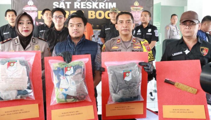 Polres Bogor Tangkap Seorang Pria Pelaku Penganiaya Mantan Istri