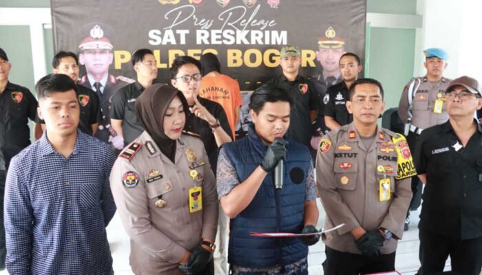 Polres Bogor Tangkap Seorang Pria Pelaku Penganiaya Mantan Istri